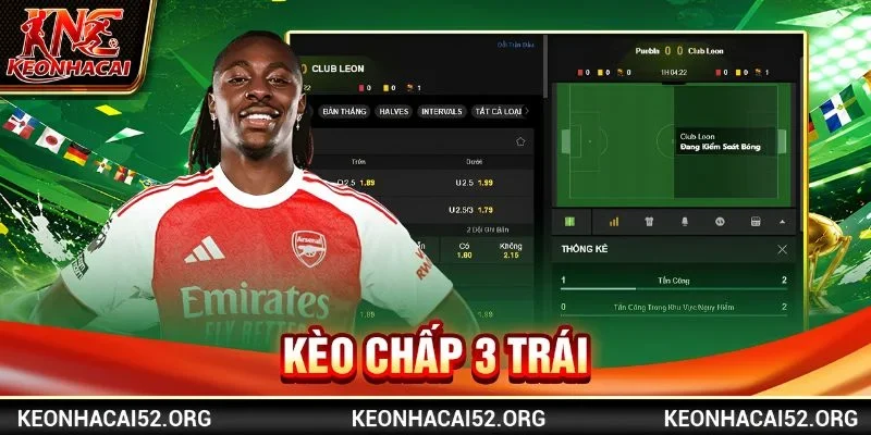 Kèo Chấp 3 Trái - Hé Lộ Cách Cược Đẳng Cấp Cho Bet Thủ